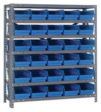 Steel Shelf Bin Unit 1239-102