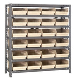 Steel Shelf Bin Unit 1239-107