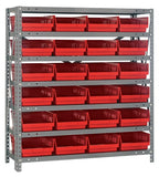 Steel Shelf Bin Unit 1239-107