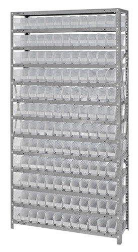 Steel Shelf Bin Unit 1275-100