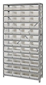 Clear-View Shelf Bin Unit 1275-107CL