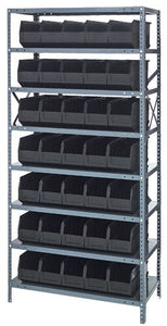 Stackable Shelf Bin Steel Shelving System 1875-461