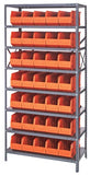 Stackable Shelf Bin Steel Shelving System 1275-441