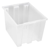 Clear-View Stack & Nest Totes snt195cl 19-1/2" x 15-1/2" x 13" ( Case of 6 )
