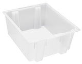 Clear-View Stack & Nest Totes snt225cl 23-1/2" x 19-1/2" x 10" ( Case of 3 )