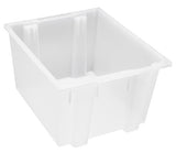 Clear-View Stack & Nest Totes snt230cl 23-1/2" x 19-1/2" x 13" ( Case of 3 )