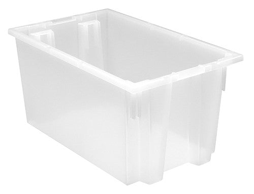 Clear-View Stack & Nest Totes snt240cl 23-1/2