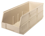 Stackable Shelf Bin 20-1/2" x 8-1/4" x 7" SSB483 ( Case of 6)