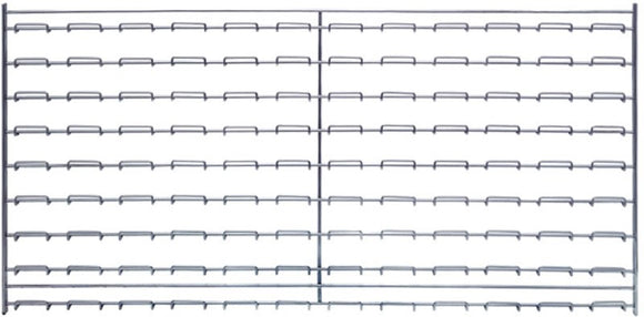 Chrome Wire Louvered Panel WLP-1836C - 36