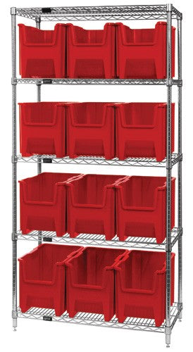 Giant Stack Container Wire Shelving System WR5-600