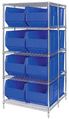 Rack Bin Container Wire Shelving System 42