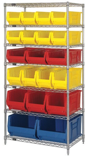 Hulk Wire Shelving System WR7-20-MIX