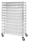 High Density Wire Shelving Systems WR74-1260-143-101