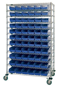High Density Wire Shelving Systems WR74-2448-105106