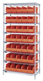 Stackable Shelf Bin Wire Shelving Packages WR8-441