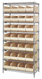 Stackable Shelf Bin Wire Shelving Packages WR8-463
